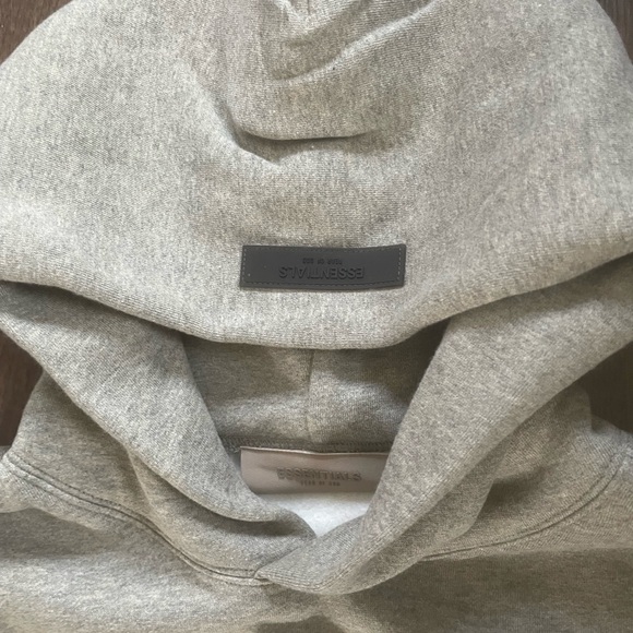 Essentials fear of god dark oatmeal hoodie - Picture 2 of 4